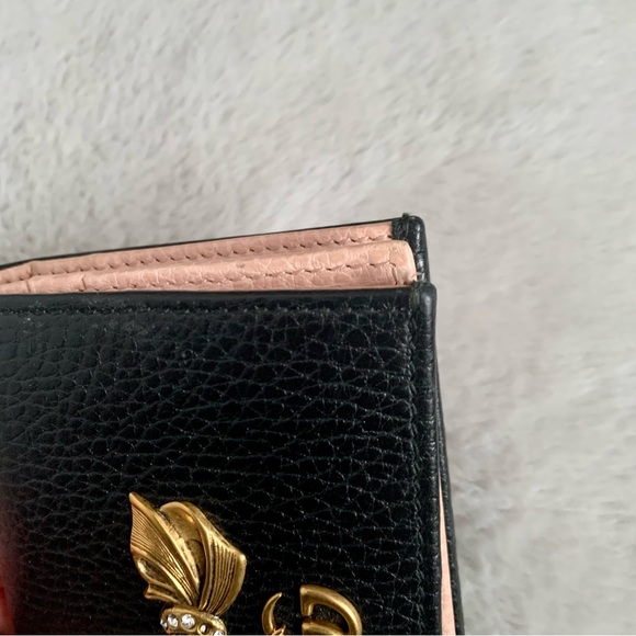 Gucci Marmont Compact Leather GG Bow Wallet w Box and Dust Bag - Picture 3 of 14